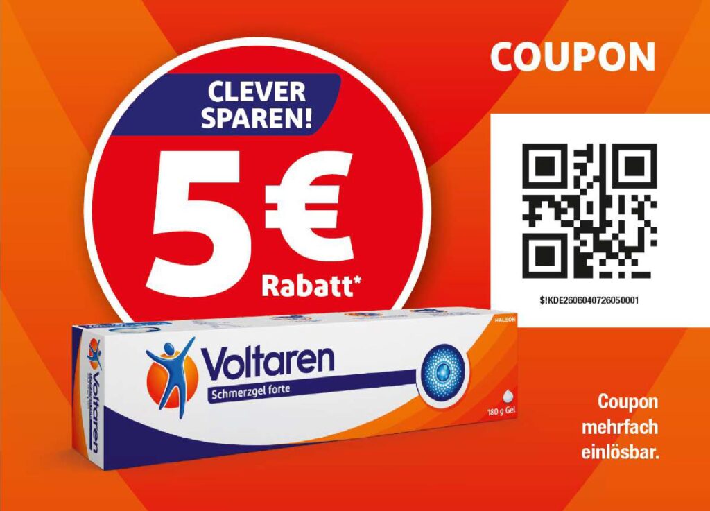 Voltaren 5 Euro Coupon